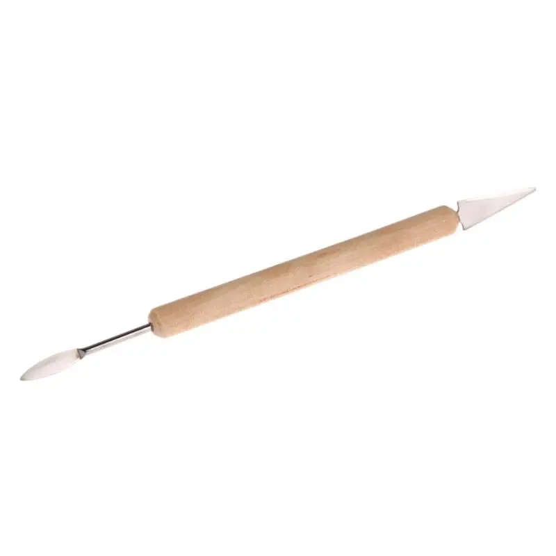 11PCs Clay Sculpting Set Wax Pottery Carving Tool Ceramics Tools Polymer Shapers Wooden Handle Modeling |