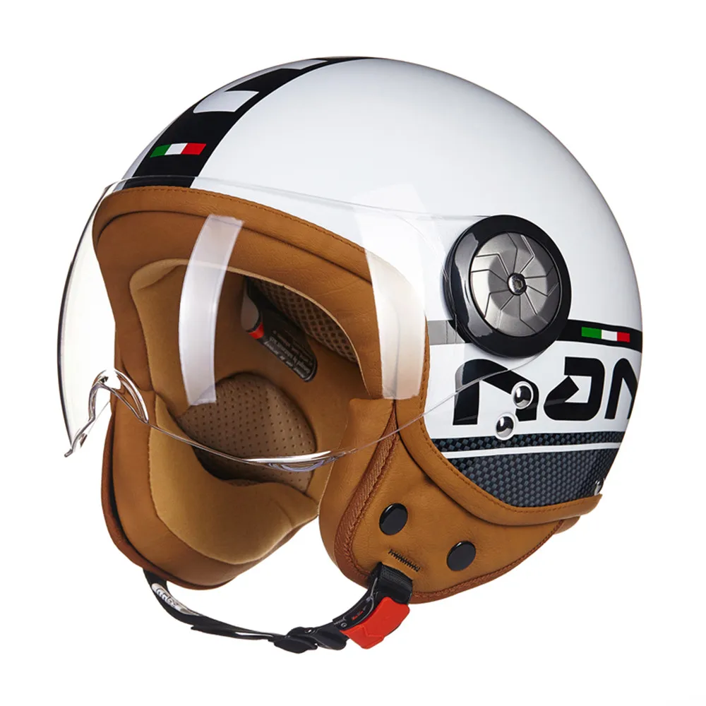 BEON moto rcycle шлем Чоппер 3/4 с открытым лицом винтажный 110TM Casque Casco cicleta Capacete ECE