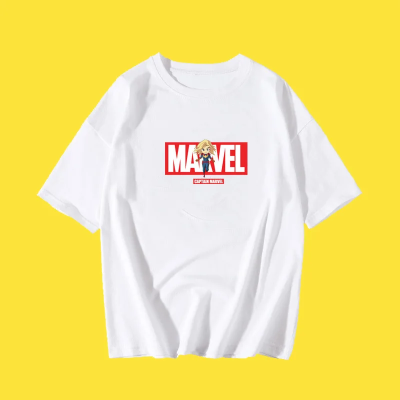 Marvel футболка с Мстителями супергерой Железный человек Человек паук новинка панк