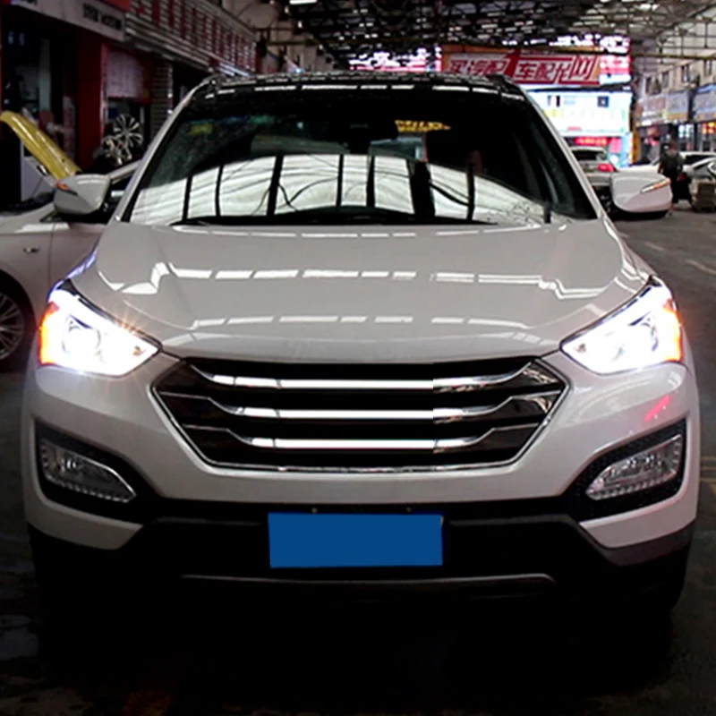 ROADOT HID Rio светодиодный фары для hyundai Santafe Santa fe Автомобильный Стайлинг биксеноновый