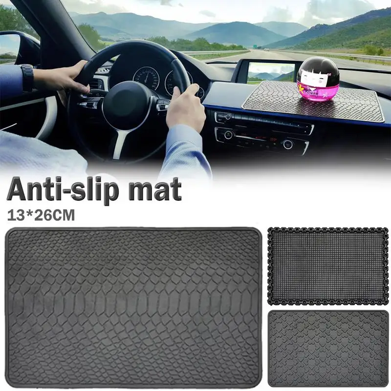 Auto Decoratie Parfum Dashboard Console Levert Interieur Accessoires Siliconen Telefoon Non-slip Anti-slip Mat Pads |