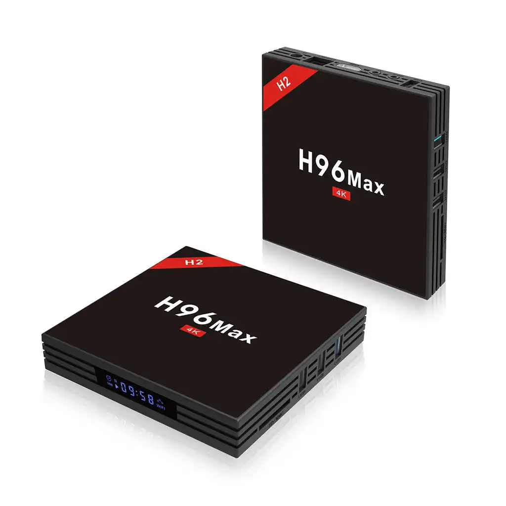 H96MAX-H2B Android 7 1 Smart TV Box Amlogic RK3328 четырехъядерный Wifi 2 4G/5G 4K видео медиаплеер для Live HD