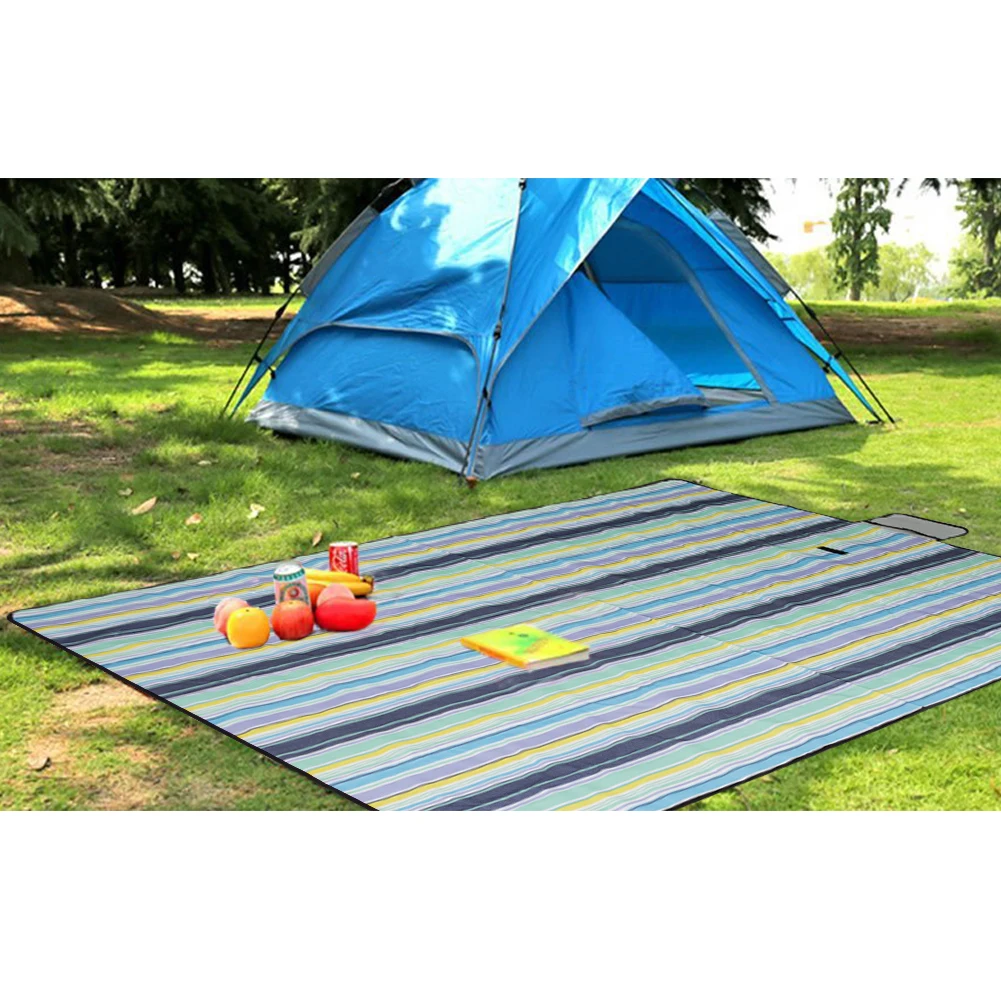 

198x146cm Waterproof Folding Picnic Mat Outdoor Camping Beach Moisture-proof Blanket Portable Camping Mat Hiking BeachPad