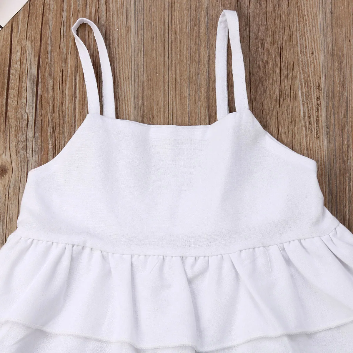 Комплект одежды из 3 предметов для маленьких девочек топ без рукавов с цветочным