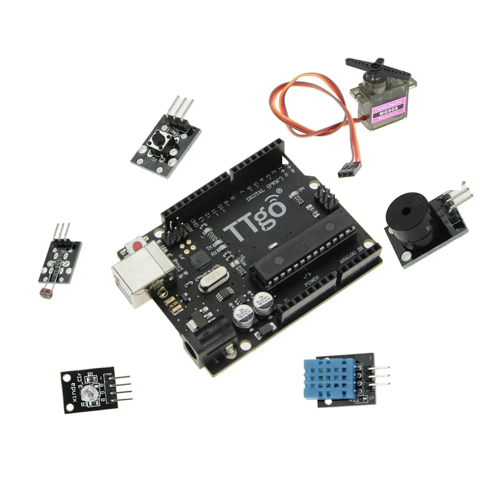 TTKK Ttgo Uno Starter Kit Microcontroller Board Project Development Module Teaching Suite | Электроника