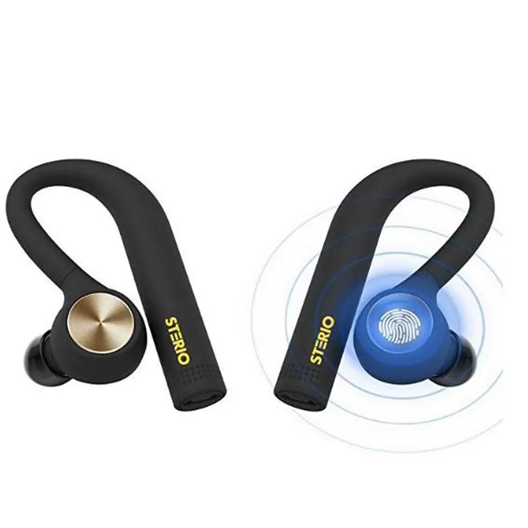 Ушной крючок Bluetooth беспроводные музыкальные наушники водонепроницаемые 1 5 часа
