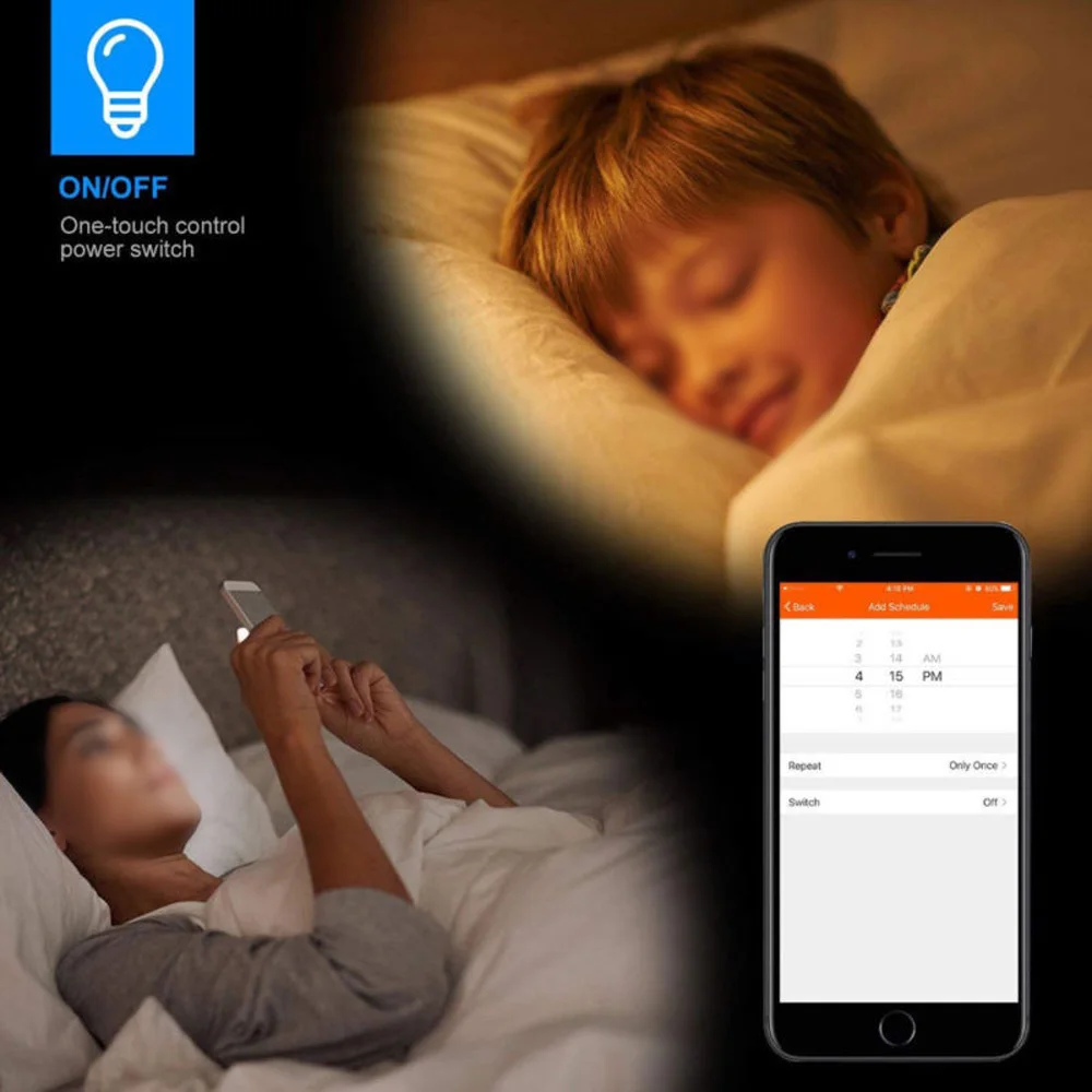 WiFi умный светодиодный пульт дистанционного управления лампочки RGB для Echo Alexa Amazon