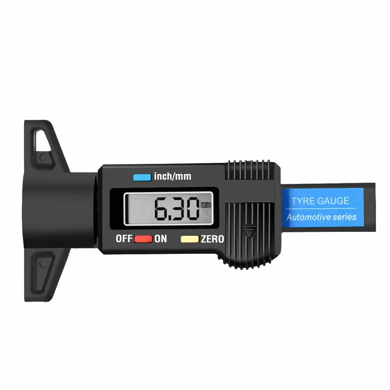 DANIU Auto Car Digital Tire Tread Depth Gauge LCD Tyre tread gauge 0-25mm Measurer Tool Caliper High Quality | Инструменты