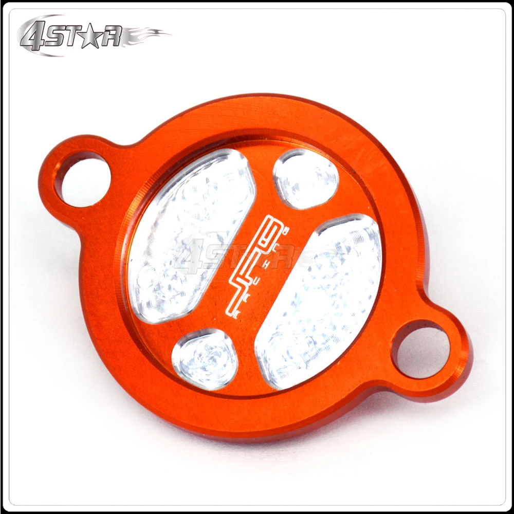 Мотоцикл CNC алюминиевая заготовка Крышка масляного фильтра для KTM SXF XCF EXCF XCFW XCW EXC