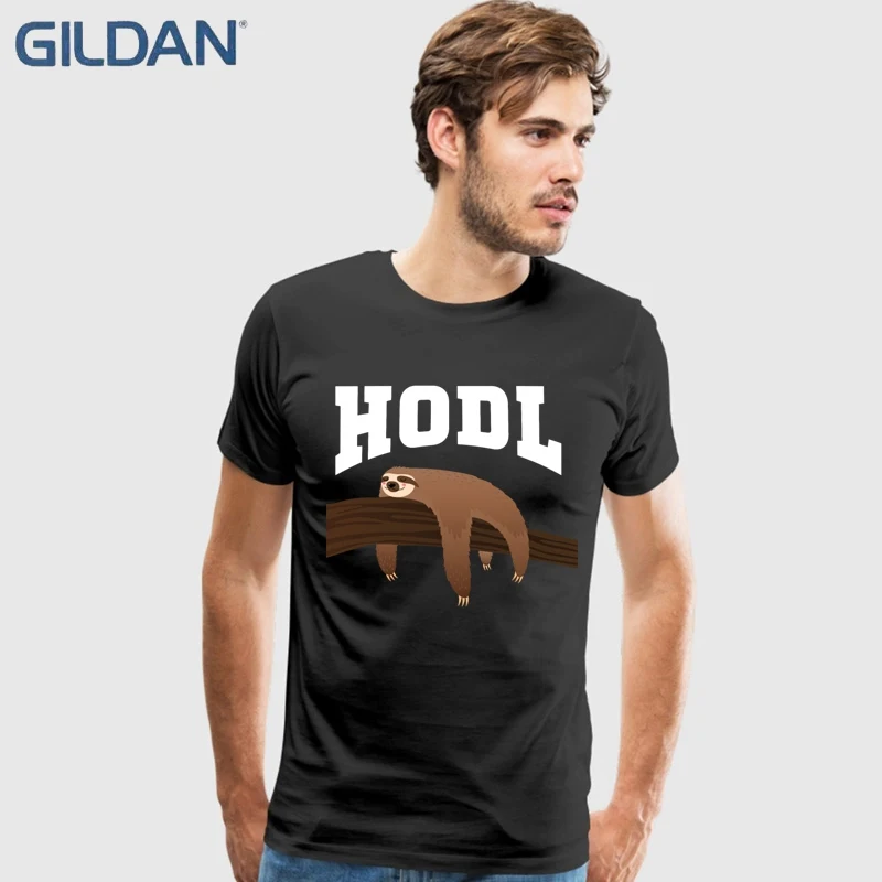 Hodl Черный футболки Чистый Обычный хоп свободные размеры круглый вырез горловины