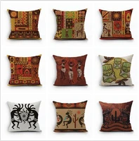 hglegywethnic african cushions nordic style home decorative linen pillowcasesoft room gifts single sides printing
