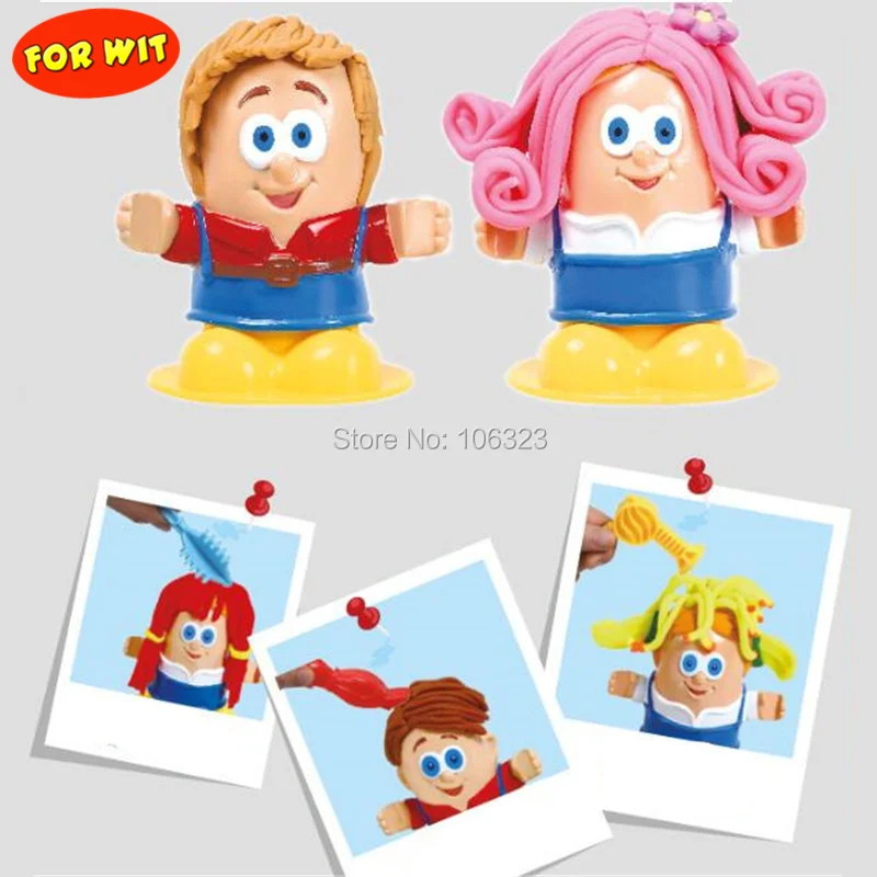 3D DIY обучающие игрушки ручной работы стилист для волос креативное игровое тесто