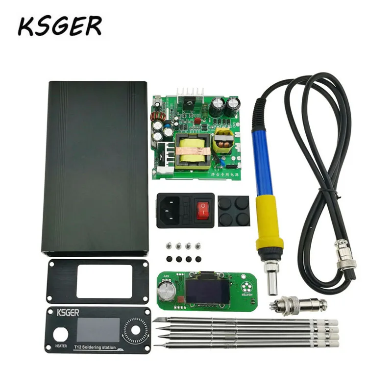 KSGER 3 0 STM32 OLED DIY электрический блок Цифровой паяльник станция температурный