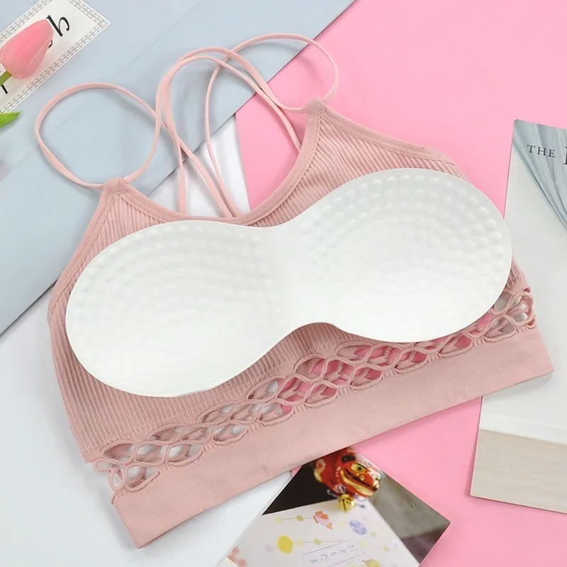 Быстросохнущий фитнес-спортивный лифчик для женщин Quick Dry Fitness Sports Bra Women Sexy Yoga Undrewear Push Up Shakeproof Running Padded Vest Workout Gym Top Tank Breathable on.