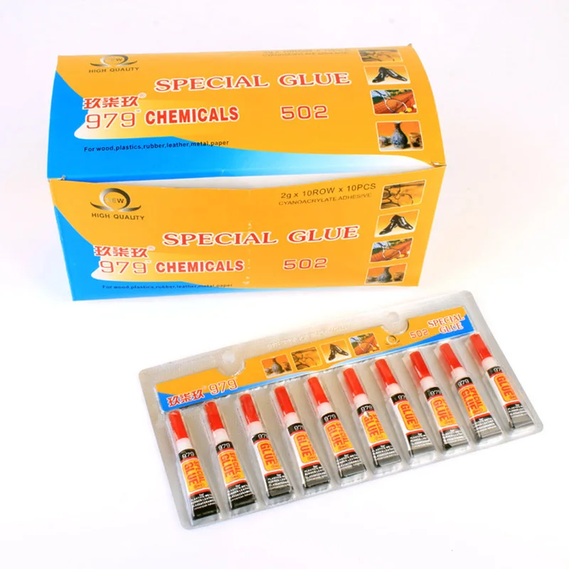 2g 502 клей многоцелевые эпоксидные клеи супер черные жидкие для Diy ремесла