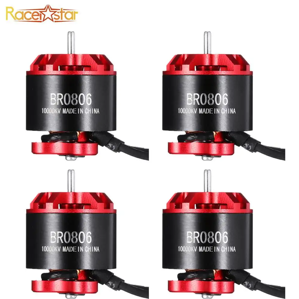 1 шт./2 шт./4 шт. Racerstar BR0806 8000KV 10000KV 1-2 S бесщеточный двигатель для Whoop FPV Racing Drone Quadcopter
