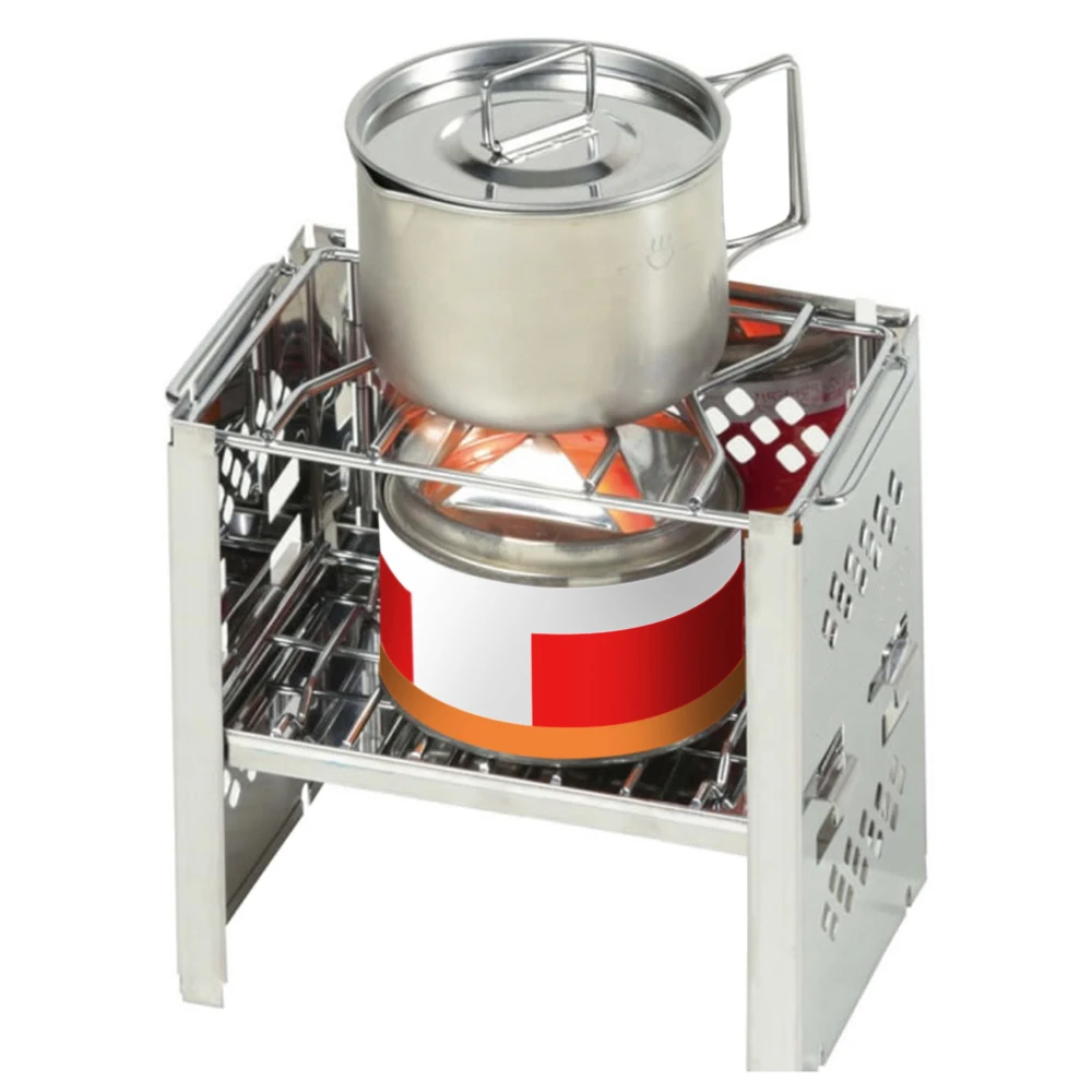 Портативная складная гриль для барбекю горелка из нержавеющей стали отдыха на