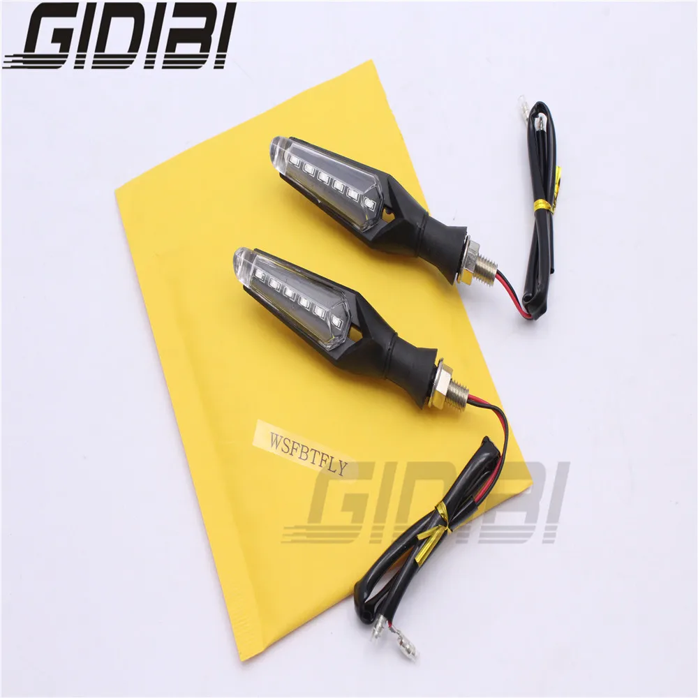 

Universal Motorcycle LED Turn Signal Blue Amber Light Indicator 10MM Plastic