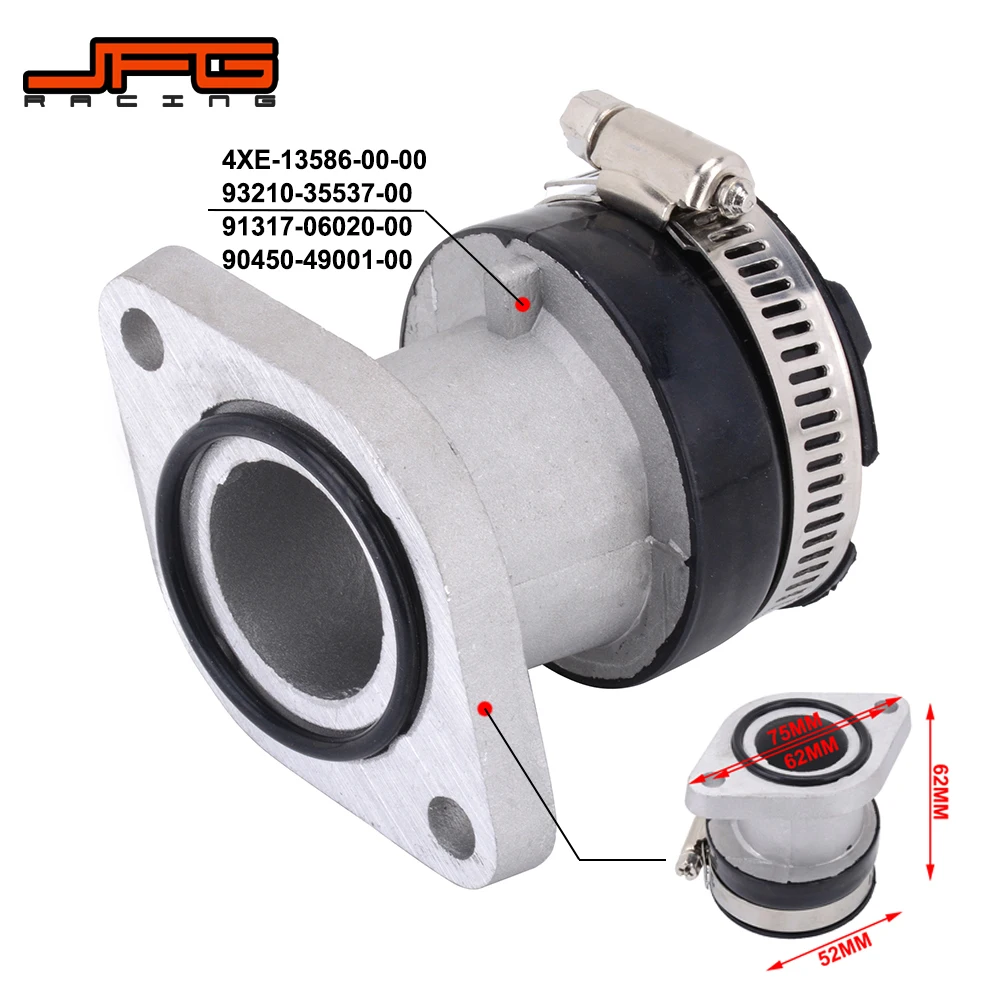 Motorcycle Accessories Carburetor Interface Intake Manifold Adapter Boot Set For YAMAHA YFM250X Bear Tracker 1999-2004 | Автомобили и