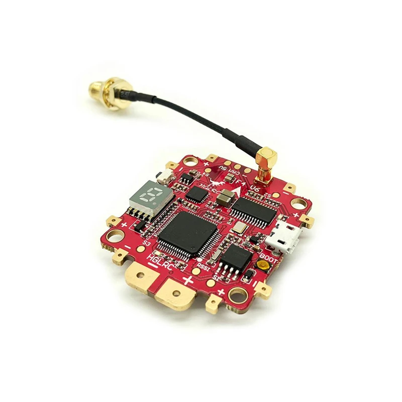 Контроллер полета HGLRC F4 V6 PRO 5 8G 48CH VTX + 4 шт. для T Rex 35AMP BLHeli_32 3 6S ESC RC FPV Racing Drone запчасти
