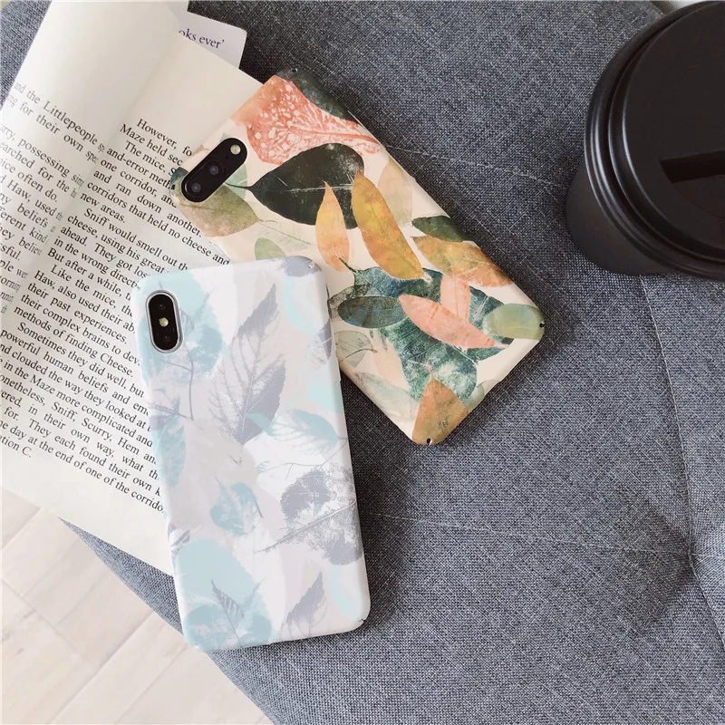 Kexin Summer Floral For Huawei P20 Mate20 Pro Case Matte Cover Retro Leaf Abstract Nova 4 3i 3 Honor10 Hard |
