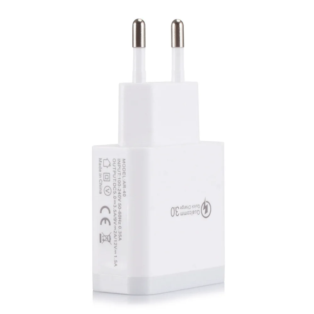 5V 3.5A QC 3 0 универсальное USB зарядное устройство для iPhone X Тип C Android ЕС США Plug быстрая