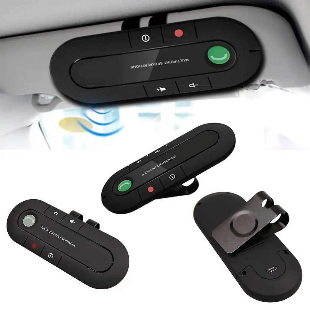 5 в беспроводной Bluetooth динамик Handsfree Car Kit Телефон MP3 музыкальный плеер