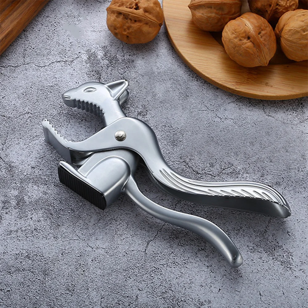 Плоскогубцы для кухни в форме белки орехового ореха с зажимом тяжелой пружинной