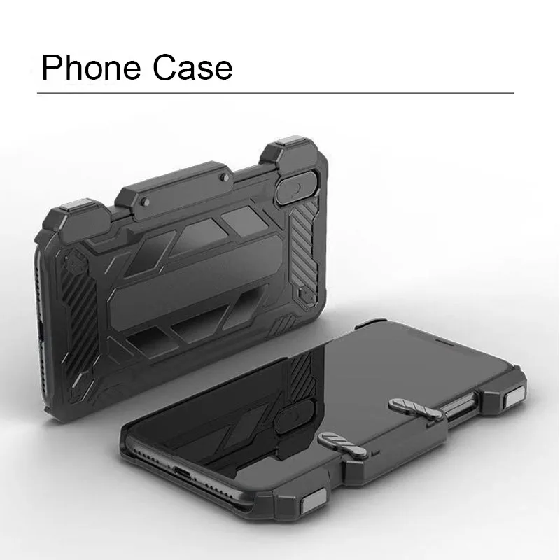 Pubg Mobile Case for iPhone X and Free Fire Aim Controller Shooting Game Shockproof Solid Cover 6 6s 7 8 XS |