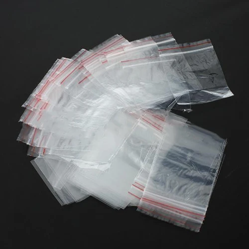 100 шт 5x7 см ювелирные изделия Ziplock молния замок Reclosable Пластиковые Полиэтиленовые