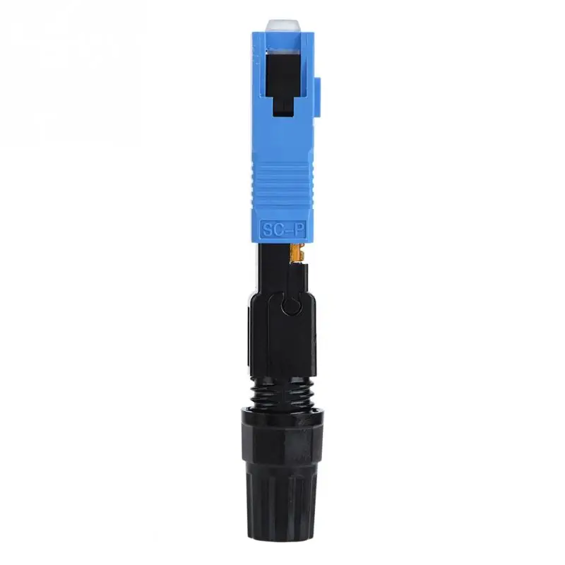 

100pcs/lot SC Single Mode Fiber Optic Quick Fast Embedded Connector Connecting Adapter for FTTH