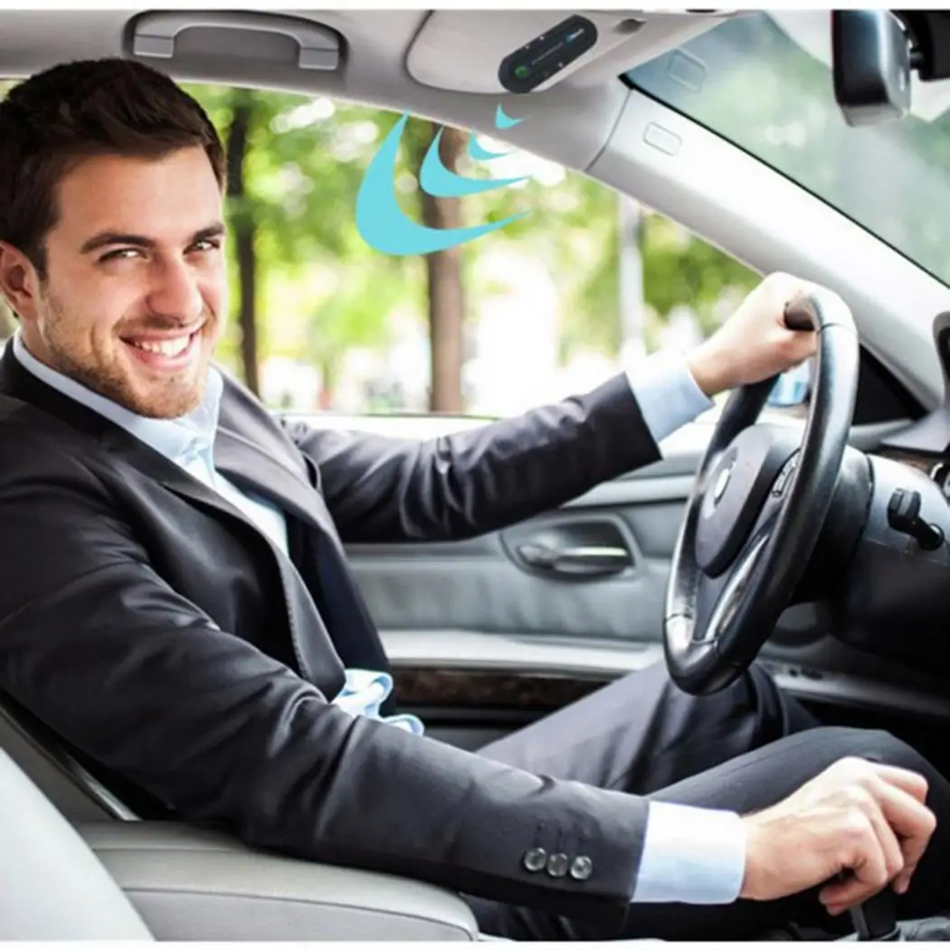 Беспроводной Bluetooth 4 1 автомобильный комплект Hands 10 m Бесплатный стерео AUX адаптер