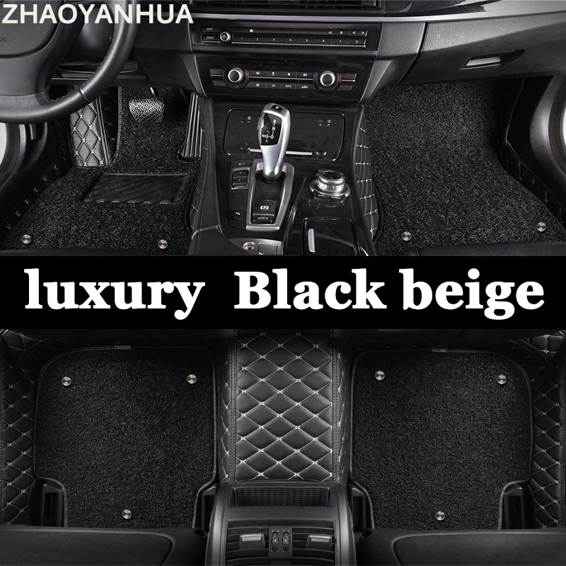 

ZHAOYANHUA Custom fit car floor mats for Cadillac ATS CTS XTS SRX SLS Escalade 5D all weather carpet floor liner