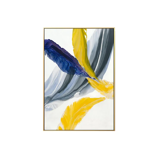 

Abstract Painting Colorful Feather Canvas Art Paintings For Living Room Decoration Gift Painting Unframed Posters And Prints