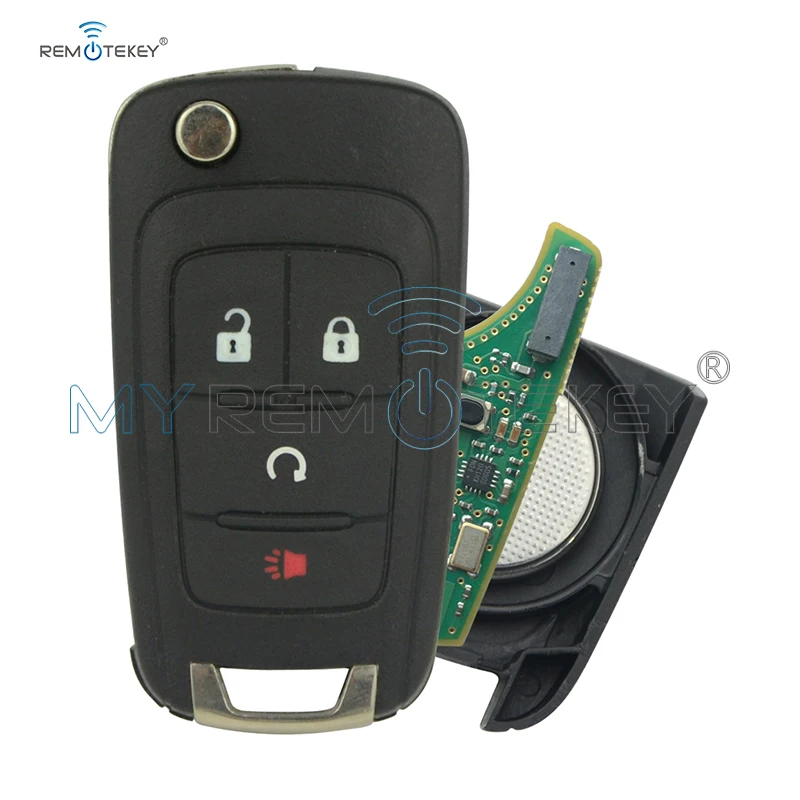 Дистанционный складной ключ Remtekey KR55WK50073 4 кнопки 315 МГц для Chevrolet Impala 2014|Ключ от