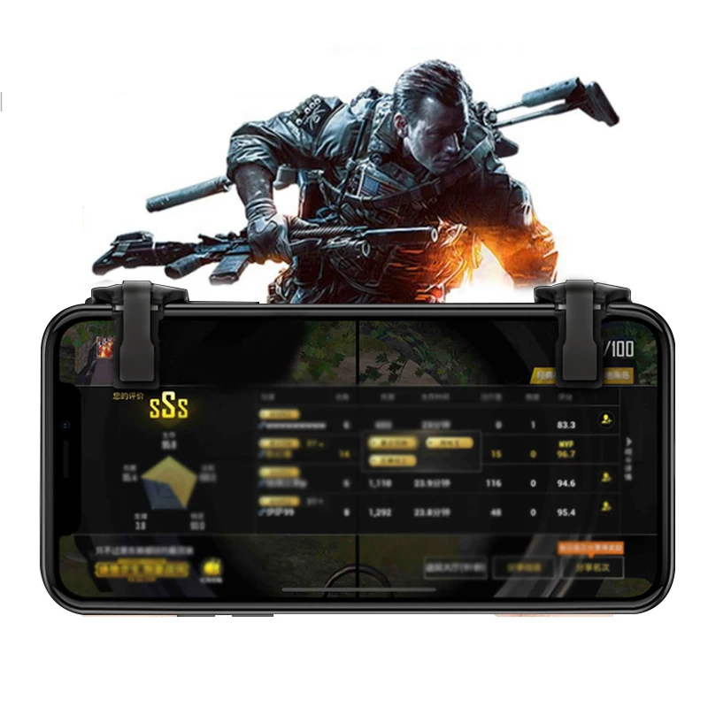 1 пара для PUBG мобильной игры огонь Кнопка Aim ключ смартфон игровой триггер L1 R1
