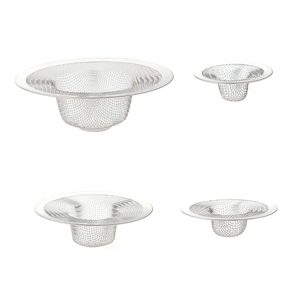 4PCS Filter Net Floor Drain Clean Durable Rustproof Food Residue for Kitchen Bathroom | Дом и сад