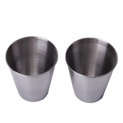 Новый 2 шт нержавеющая сталь бокал вина чашки 5 OZ|Плоские фляги| |