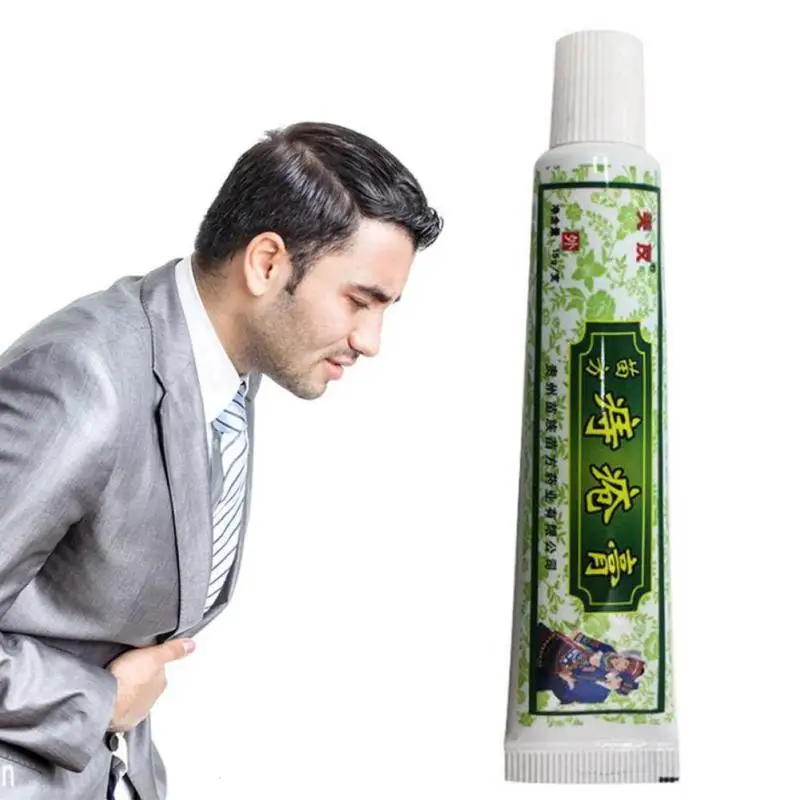 1pcs Hemorrhoids Ointment Plant Herbal Materials Powerful Cream Internal Piles External Anal Fissure U2 | Красота и здоровье