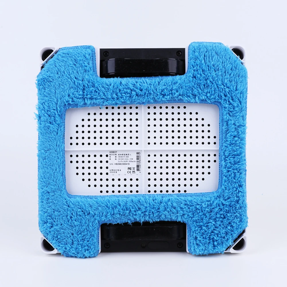 2pcs wet mop+2pcs dry mop for hobot 268 288 Robot X6 cop Rose window clean cloth weeper glass windows Cleaner Parts | Бытовая техника