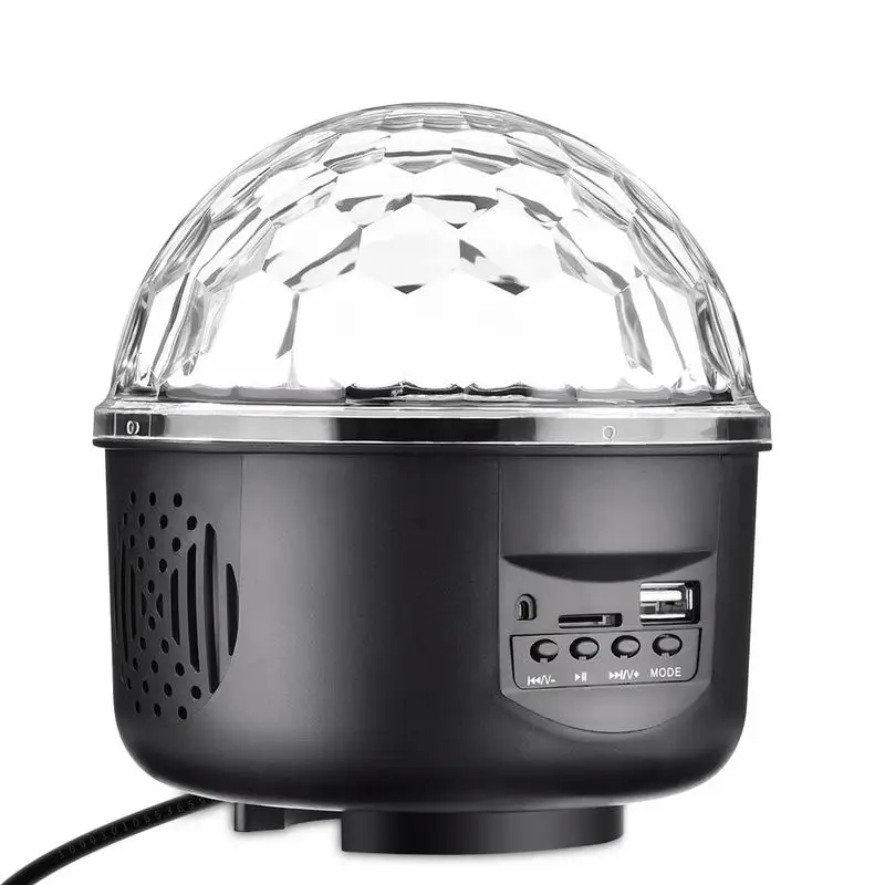 3 режима музыка в формате MP3 разноцветный мини RGB Хрустальный сценический свет с
