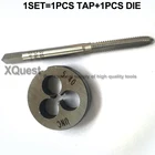 1 Набор круглых штампов и ручного крана UNC 3-48 4-40 5-40 6-32 8-32 10-24 12-24 14-20 унифицированных тонкостенных резьбовых штампов UNF 3-56 4-48 14 -40