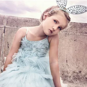 Платье для девочек, детская одежда, выпускной сезон, новое летнее платье принцессы, вечерние платья, вечернее платье, GDR647