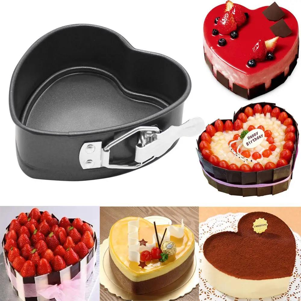 Removable Bottom Pan Spring Latch Mold Cake Baking Mould Decoration Patisserie Accessories Bakeware Tools | Дом и сад