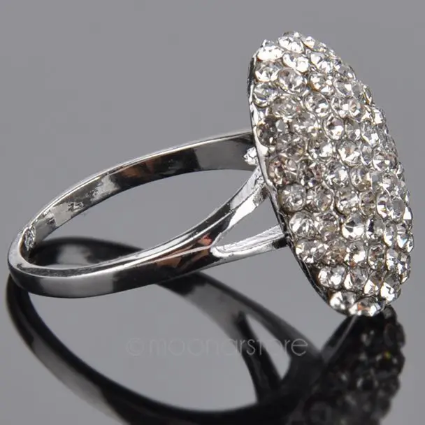 Стильное женское кольцо ювелирное изделие с кристаллами вампира Беллы Реплика