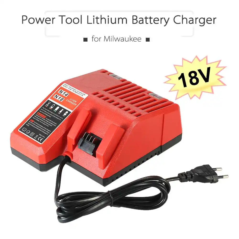 18V Мощность Инструмент литиевая батарея зарядное устройство Замена для Milwaukee M18 |