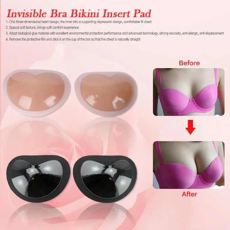 1 пара многоразовый самоклеющийся силиконовый чехол для сосков 3D в форме сердца