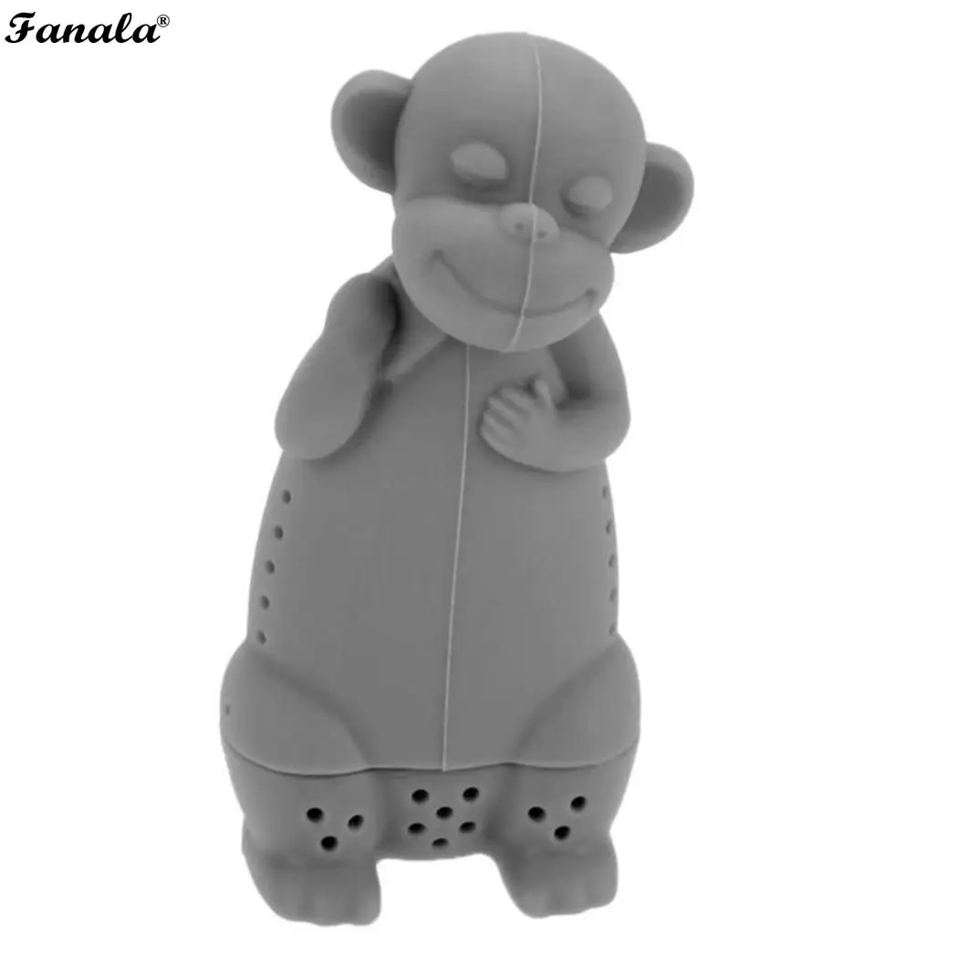 Милая форма животных силиконовые чай опрыскиватель в форме Дизайн