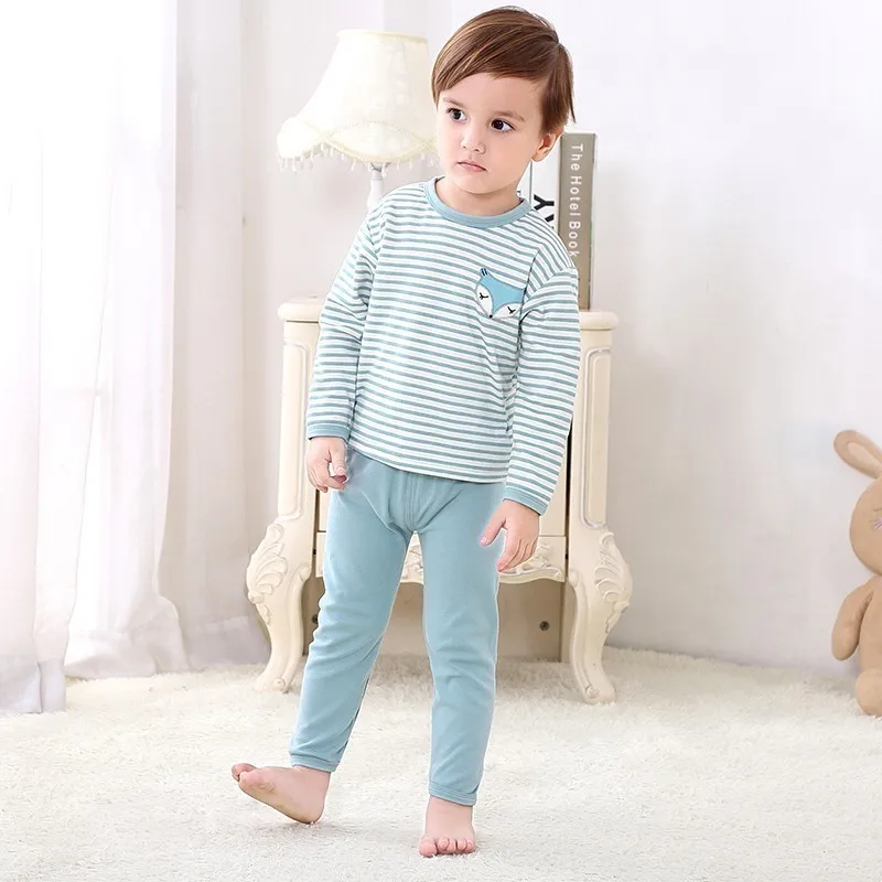2019 новый теплый ComfortableKids полосатый хлопок мальчик зеленый темно серый фиолетовый