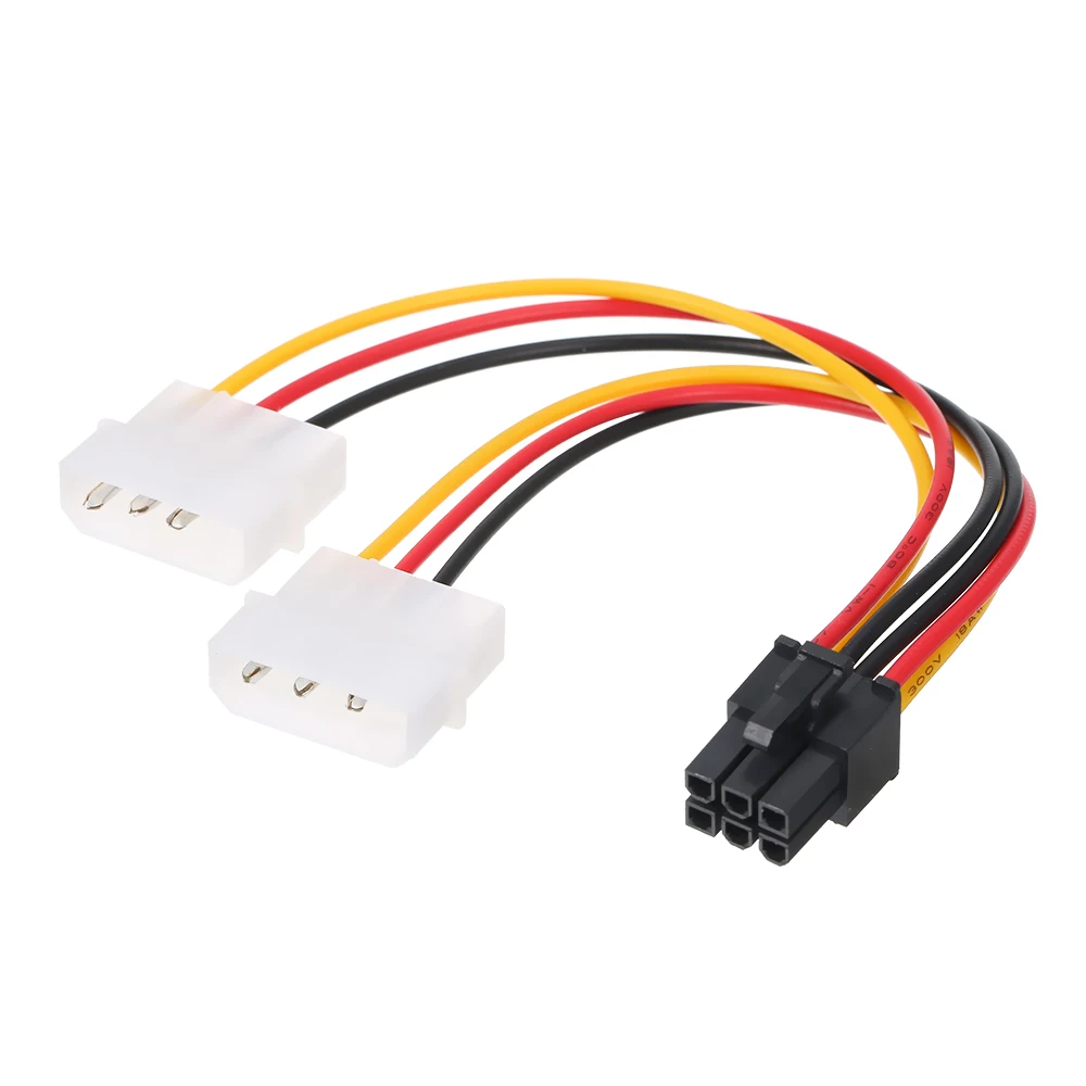 4 p до 6 кабель питания видеокарта Pin Molex PCI Express PCIE Кабель Шнур|Компьютерные кабели и